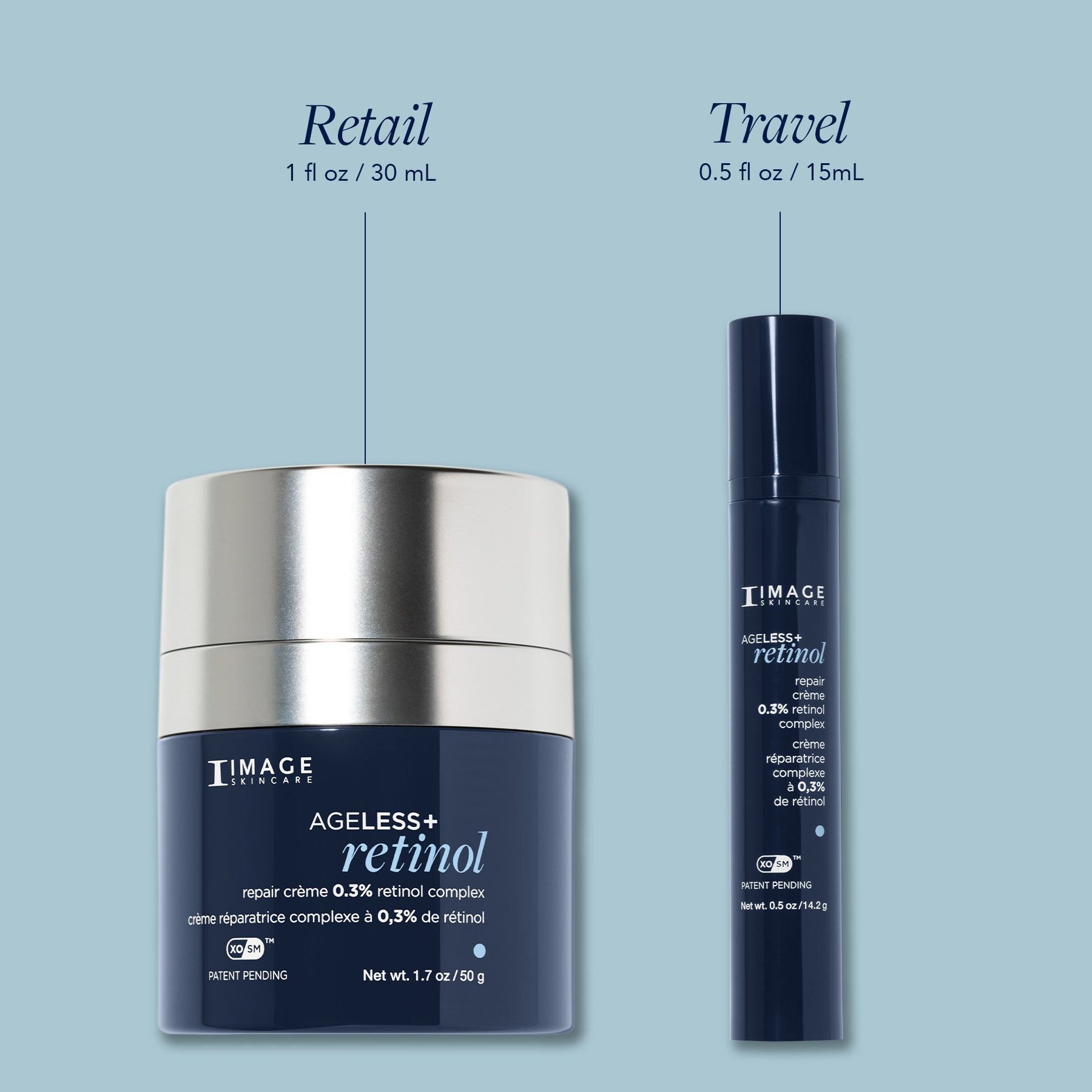 IMAGE AGELESS+ retinol repair crème 0.3% retinol complex (travel size)