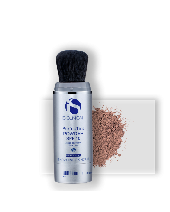iS Clinical PerfecTint Powder SPF 40 (brush with 2 qty 3.5 g) - PerfecTint Ivory (Clearance)