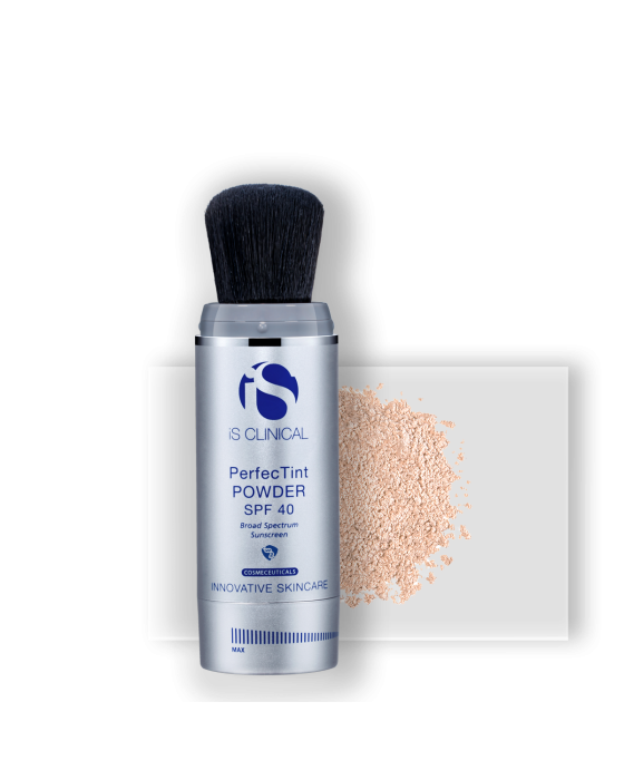 iS Clinical PerfecTint Powder SPF 40 (brush with 2 qty 3.5 g) - PerfecTint Beige (Clearance)